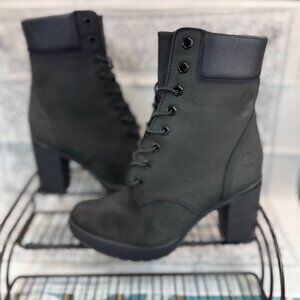 New Timberland Camdale Ankle Sz 6 Women's Bootie Leather in BLACK A1SEF Sample